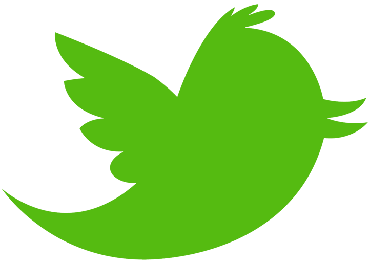 Green Twitter Logo