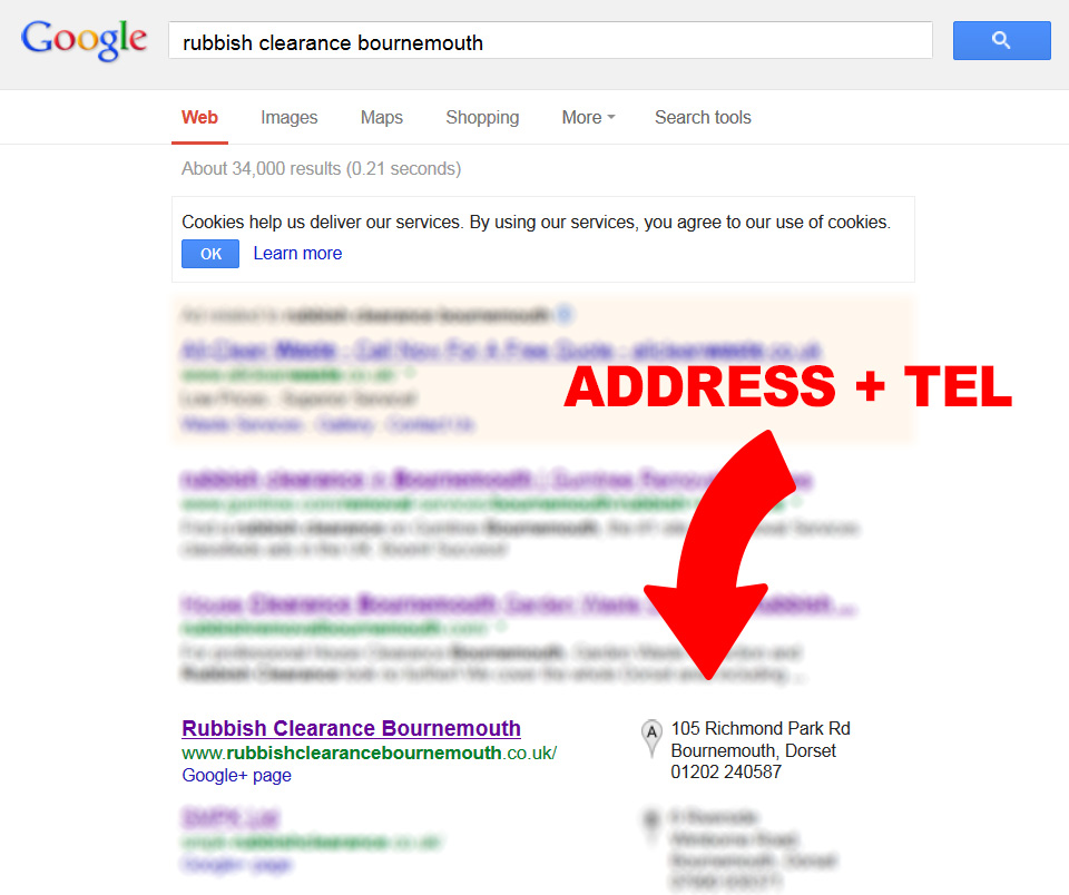 Rubbish Clearance Bournemouth Searched on Google